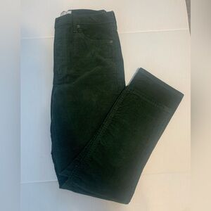 GAP Women's Green Corduroy Ankle Pants Size 30/10